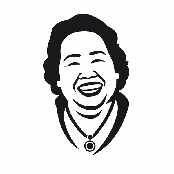 go Mama lim Black and white Transparent